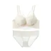 Sutiã Feminino com Bojo Grosso 5cm Renda Francesa Vazada Sem Aro Push Up Fecho Frontal Costas Bonitas Estilo Puro Desejo Sexy 376