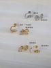 Exquisito Material DIY Personalizado Accesorios para Pendientes de Clip de Disco de Espiral Antimosquitos Chapado en Oro de 18 Quilates Clase A Pendientes Perforados Versátiles para Mujer