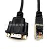 DB9 com agulha de porca frontal para linha pública 8P8C DB9 para linha RJ45 RS232 para linha serial RJ45 linha de roteador