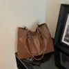 Elegante Bolso Tote Xiaomi Retro de Color Sólido con Textura Tejida para Mujer 2026 Nuevo Elegante Gran Capacidad Moda Bolso de Hombro para Debajo del Brazo
