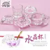 Ferramentas de Nail Art Bolsa Transparente de Vidro Tampa Copo de Cristal Removedor de Esmalte Caneta Líquida de Cristal Limpador Líquido de Limpeza Unhas Japonesas