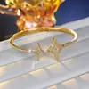 Pulseira Aberta Europeia e Americana Transfronteiriça com Pérolas Incrustadas de Diamante Multicamadas Pulseira Vazada para Meninas Moda Festa Presente de Feriado