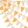 Nuevo Tema Cuadros Naranjas de Amazon Banderines de Dibujos Animados para Niños Suministros de Decoración para Fiesta de Cumpleaños