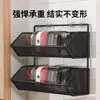 Estante de almacenamiento de pared para cocina, no requiere perforación, multifuncional, para almacenar cebollas grandes, jengibre y ajo, estante colgante de doble capa, estante para verduras y especias
