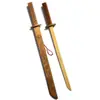 Lugar pintoresco espada de juguete de diseño todo bambú espada de bambú adornos de madera accesorios para ejercicio matutino fitness utilería para actuación en escenario sable venta al por mayor