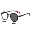 Gafas de Sol Redondas de Metal Estilo Retro Nuevas 2026 para Hombres y Mujeres, Versátiles de Moda Anti-UV, Venta al por Mayor Transfronteriza