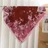 Novo lenço quadrado vintage paisley 90cm mais vendido, lenço de seda artificial, lenço fino color-blocking para a cabeça, lenço versátil, xale decorativo