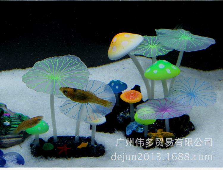 荷叶蘑菇造景_14