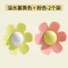 Tapones de sellado de silicona, tapones de drenaje a prueba de fugas, tapones pequeños en forma de flor para el orificio de rebosadero del lavabo, tapas de sellado para el lavabo del baño, aberturas de rebosadero