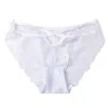 Ropa interior de encaje hueco nueva para comercio exterior transfronterizo para mujer con tirantes finos, lazo hueco cruzado, bragas de encaje sexys para mujer