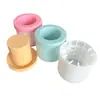 Forma de Gelo Silicone Congelamento Rápido Copo de Gelo Cubo de Gelo Doméstico Fabricante de Gelo Cilindro de Gelo Pinça Atacado Molde de Gelo