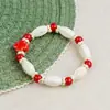 Pulsera de cerámica de Jingdezhen, nueva y que no se decolora, para estudiantes mujeres, pulsera de cuentas de estilo antiguo, pulsera de cerámica fresca y moderna