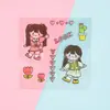 Pegatinas de tarjetas de goo láser de dibujos animados lindos no repetidas material de decoración para cuenta manual infantil pegatinas de placa de goo DIY al por mayor