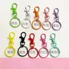 Acessórios DIY Cor Coreana Tinta Metálica Fivela de Cão Boca de Peixe 3 com Argola Chaveiro Gancho Rápido Gancho de Bagagem