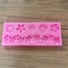 Molde de silicona para decoración de pasteles con borde de patrón, molde para pasteles de chocolate plegable, molde de pegamento con gotas, productos de fábrica