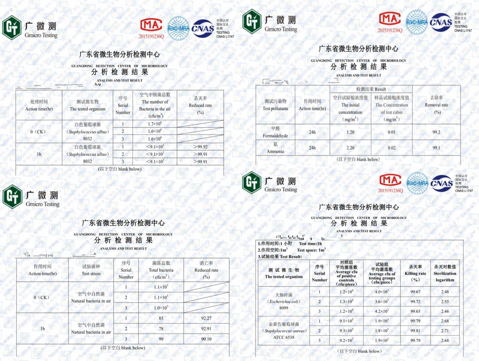 臭氧检测报告 190119