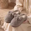 Chinelos de Algodão Desenho de Coelho para Mulheres, Fofos e Quentes, Adequados para Uso Externo no Inverno, Novo Modelo 2026, Chinelos Pelúcia para Casa para Meninas