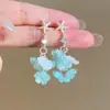 Novedad de Verano Pendientes Estilo Resort Diseño de Pétalo de Estrella Nicho Lujo Ligero Sensación de Alta Gama Versátiles Exquisitos Frescos y Limpios Mujer