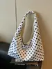 2025 Nuevo Lunares de Moda Otoño Nuevo Nylon Elegante Gran Capacidad Bolso de Hombro Bolso de Axila Bolso Tote