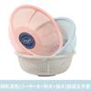 Cesta Drenante de Plástico, Peneira de Lavar Arroz de Cozinha Doméstica Ultra Fina e Ultra Grossa, Cesta para Lavar Frutas e Vegetais