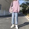 Jeans de Color Claro de Cintura Alta para Mujer, Tubo Recto Suelto, Primavera y Otoño Nuevo, Combinación con Todo, Pierna Ancha, Alto y Delgado, Chic, Pantalones Estilo Hong Kong