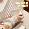 Gadget de Mesa Desenho Animado Porta-Canetas de Escritório Rack de Armazenamento Estação de Trabalho Caixa de Arquivos Painel Perfurado de Mesa Organizador de Livros