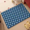 Alfombrilla de Piso para Baño Entrada de Inodoro Almohadilla para Pies Absorbente de Agua Lino Alfombrilla Antideslizante Lavabo de Inodoro Alfombra para el Hogar Baño