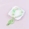 Llavero Colgante Ins Dulce y Fresco Coreano Lazo Corazón de Melocotón Estrella de Cinco Puntas Llavero Chica Rosa Colgante para Bolso de Teléfono Móvil