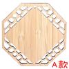 Nuevos Accesorios para Pasteles Estilo Nacional Chinoiserie Recortes de Virutas de Madera Estilo Escandinavo Posavasos de Madera Posavasos de Té para Cocina Base para Tazón DIY
