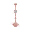 E-commerce transfronterizo nuevo piercing de ombligo de circón, perforación corporal, aceite para limpiar, anillo de ombligo, joyería para piercing, venta al por mayor en línea