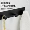 Gancho de acero inoxidable transfronterizo, gancho adhesivo fuerte sin perforaciones, gancho de metal para puerta trasera de cocina, baño y dormitorio, gancho para abrigos