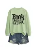 Nerd de Libros Amazon Ebay Estación Independiente Moda Elegante Casual Nueva Sudadera Camiseta Básica para Mujer Otoño e Invierno