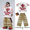 Ropa moderna de hip-hop para niños de street dance, atuendos elegantes para niños y niñas, disfraces geniales y chidos para actuaciones de percusión