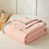 Colcha de Verão 100% Algodão Lavável, Colcha para Ar Condicionado, Colcha Refrescante de Verão, Colcha de Verão 100% Algodão, Colcha Fina de Verão Lavável à Máquina