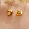 Tampões de Ouvido de Alta Qualidade Banhados em Ouro Real 18K, Espessados, Conservam a Cor, Modernos, Exquisitos, Versáteis Brincos e Acessórios Atacado