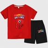 Spot verão novo vestuário infantil transfronteiriço um conjunto infantil de verão manga curta shorts casual vestuário infantil