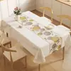 2026 Novo Estilo Luxo Leve High-End Toalha de Mesa Impermeável à Prova de Óleo Resistente ao Calor Lavável Tapete de Mesa Retangular Capa para Mesa de Centro