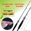 Liga de titânio macio cauda jangada haste telescópica posicionamento micro chumbo ponte vara de pesca titânio completo semi titânio duplo ligeiramente barco vara de pesca haste fornecimento