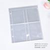 A4B5A5A6A7A8M5 Álbum de Almacenamiento para Tarjetas de Juego de 3 pulgadas Páginas Transparentes de Alta Definición de PP Álbum de Tarjetas de Hojas Sueltas Páginas Interiores