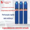 Broca Diamantada 450 para Abridor de Furos em Parede de Concreto, Broca Diamantada de Extensão para Ar Condicionado
