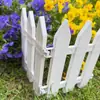 Valla Exterior de Plástico PVC para Jardinería Valla Blanca Decoración Patio Jardín Proyecto Valla de Invernadero Comunidad Valla de Arborización