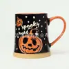 *Nuevo*0403+0405+0407*Edición Limitada de Halloween*Taza de Calabaza+Taza de Bruja*Taza de Cerámica