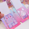 Nuevo Cuaderno Creativo Lindo de Frijol Mágico Juguete de Moda Planner Adorable de Alto Valor Pegatinas de Dibujos Animados Pegatinas de Material Infantil