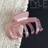 Nuevo pasador de garra de acetato estilo coreano de Alan en color gelatina, versión engrosada, pinza de tiburón para mujer, accesorio para el cabello para recogidos