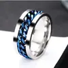 Anillo Abridor de Botella de Cerveza para Hombre Cadena Trendy ins Anillo de Acero de Titanio para Hombre Anillo Distintivo Giratorio para Dedo Índice de Hombre