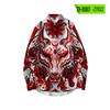 Camisa Estampada Digitalmente Artística de Zorro Fantasía 2022 Verano Nueva Moda Europea y Americana Camisa para Hombres y Mujeres