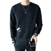 Generación de comercio exterior suéter de marca de moda americana para hombre 2024 otoño e invierno nuevo cuello redondo de hombre jersey manga larga interior moda