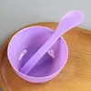 Tigela para Máscara Facial, Espátula para Máscara, Colher para Máscara, Pincel para Máscara, Tigela de Plástico, Espátula de Mistura, Tigela para Misturar Máscara, Pincel de Maquiagem, Conjunto em Atacado
