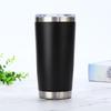 Termo para coche de acero inoxidable con pajita para cerveza, vaso de hielo de gran capacidad de 20 oz de Amazon, con doble vacío