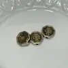 Plata Taoísta Ziwei Yu Gradiente Orejas Bolsa Tai Chi Bagua Collar de Cuentas Sueltas Pulsera Tendencia Nacional Pulsera de Cuentas de Buda Separador de Cuentas Diy693